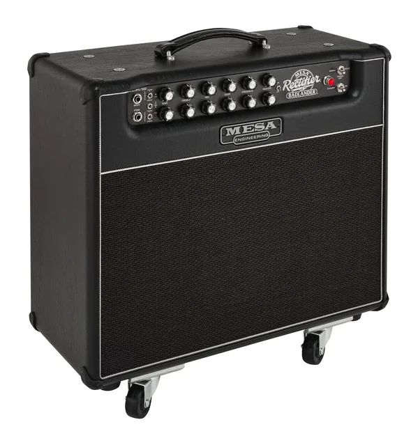 Mesa Boogie Badlander 50 Combo Black Tauru, retro con le prese di collegamento