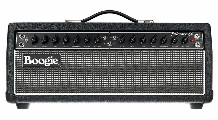 Mesa Boogie Fillmore 50 Head, logo e finiture del pannello frontale