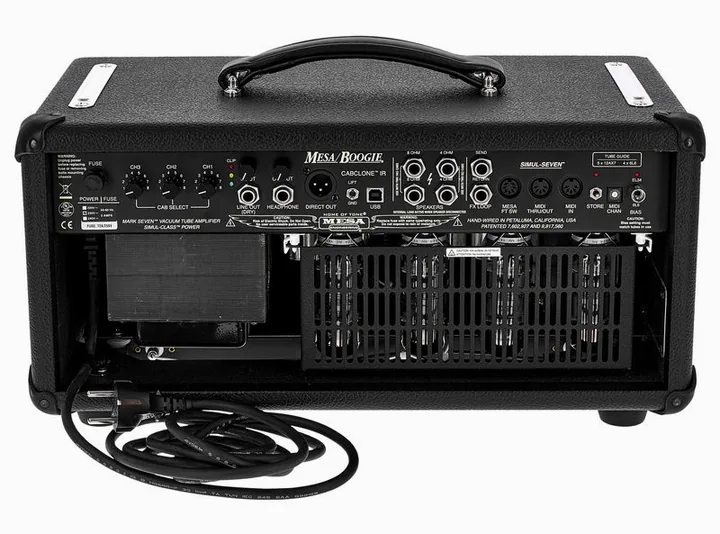 Mesa Boogie Mark VII Head, vista laterale del cabinet