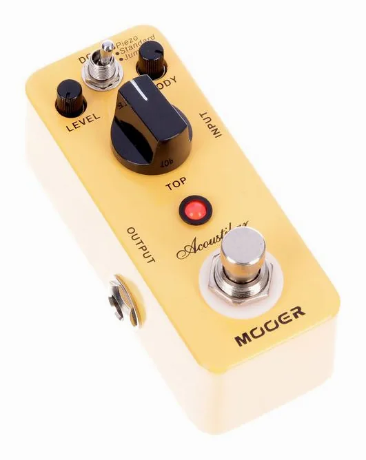 Mooer Acoustikar, connettori sul retro dell'unita