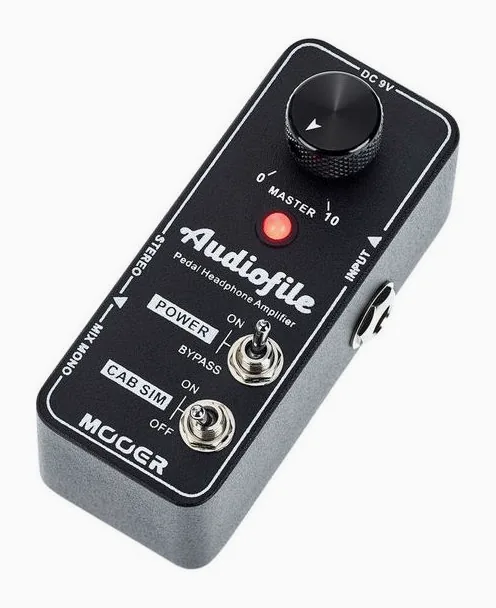 Mooer Audiofile, connettori sul retro dell'unita