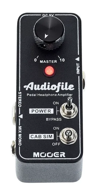 Mooer Audiofile, grafica del pannello superiore
