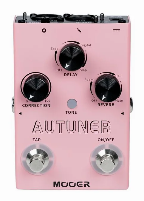 Mooer MVP1 Autuner, connettori sul retro dell'unita