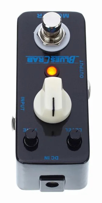 Mooer Blues Crab, grafica del pannello superiore