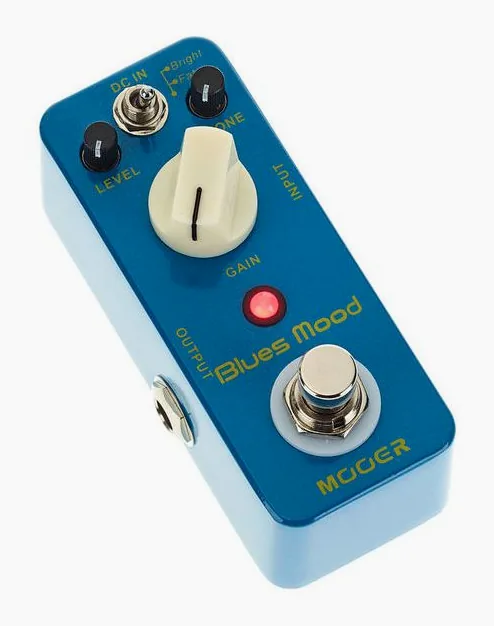 Mooer Blues Mood, grafica del pannello superiore