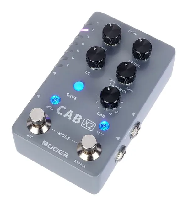 Mooer Cab X2 visto di fronte