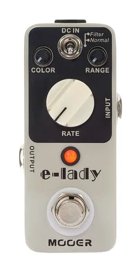 Mooer E-Lady, connettori sul retro dell'unita