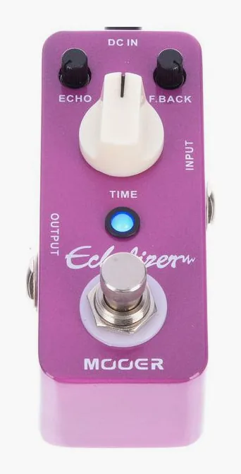 Mooer Echolizer, connettori sul retro dell'unita