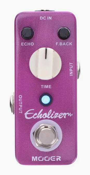 Mooer Echolizer, connettori sul retro dell'unita