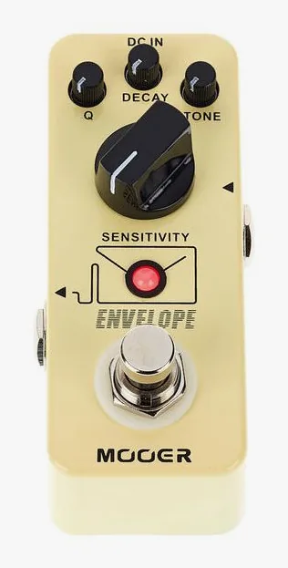 Mooer Envelope Analog Auto Wah, connettori sul retro dell'unita