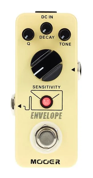 Mooer Envelope Analog Auto Wah, connettori sul retro dell'unita