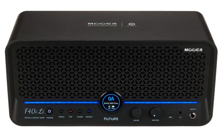 Mooer F40i Li Model. Guitar Combo PB, griglia dell'altoparlante