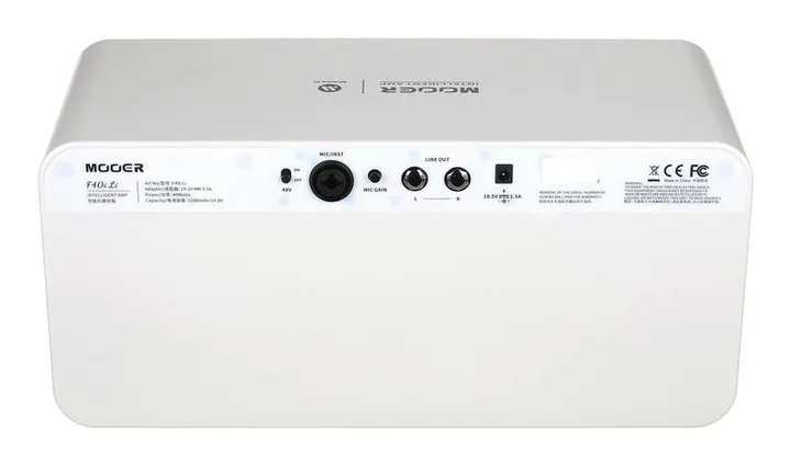 Mooer F40i Li Model.Guitar Combo SW, manopole e selettore dei canali