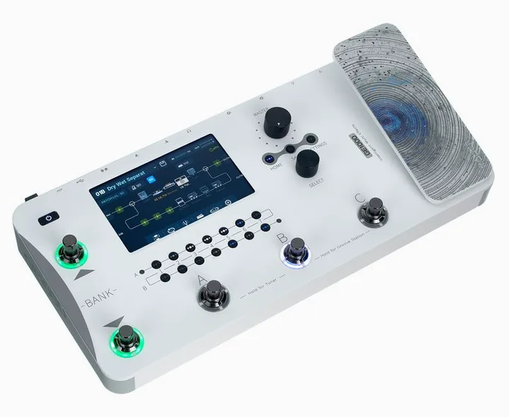 Mooer GE1000 Amp Modeling & Multi WH, manopole viste dall'alto