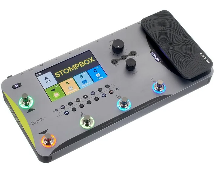 Mooer GE1000 Amp Modelling & Multi, grafica del pannello superiore