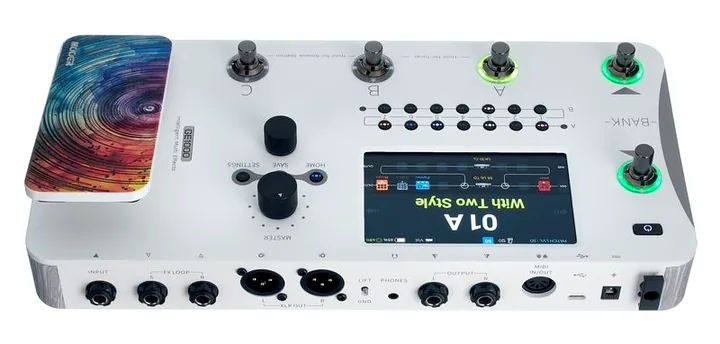 Mooer GE1000Li Amp Modeler & Multi W, manopole viste dall'alto