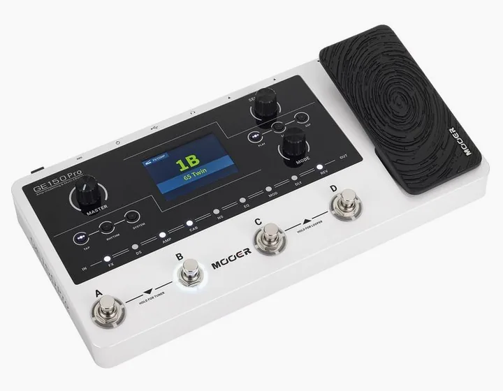 Mooer GE150 PRO Amp Modeling, connettori sul retro dell'unita