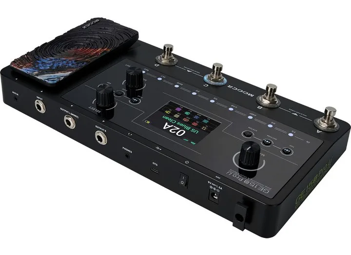 Mooer GE150 PRO LI BLK, connettori sul retro dell'unita