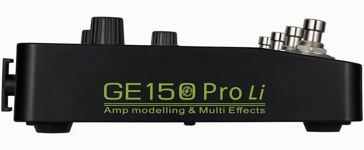 Mooer GE150 PRO LI BLK, grafica del pannello superiore