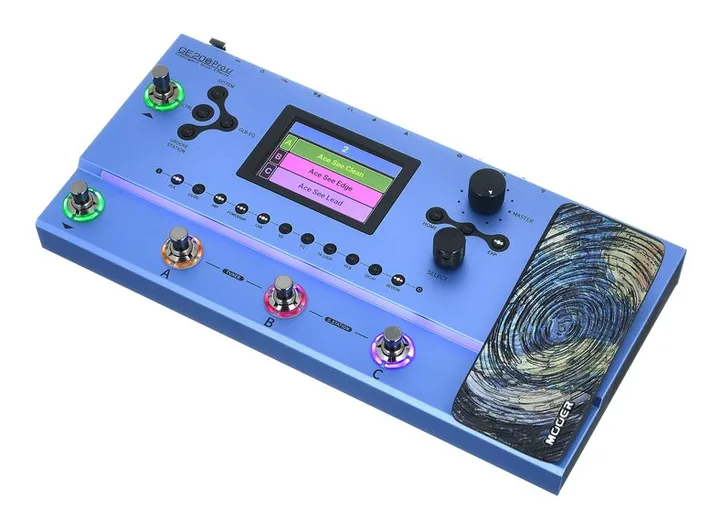 Mooer GE200 PRO Li, ingressi e uscite laterali