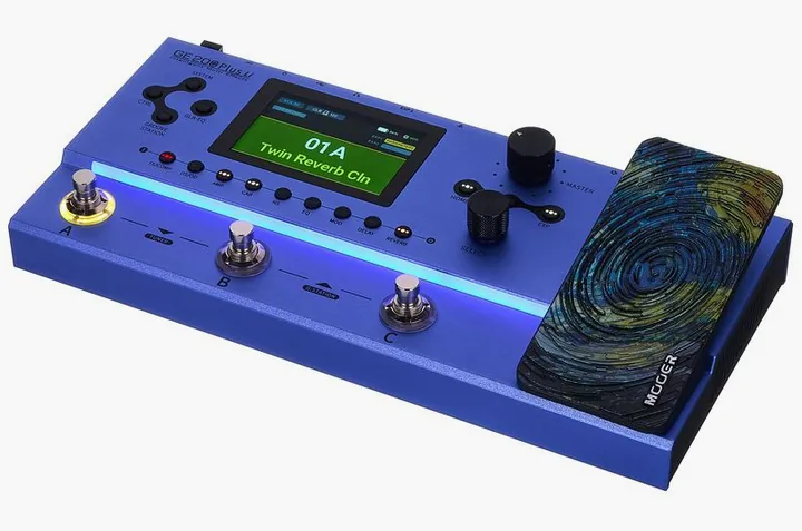 Mooer GE200 PLUS Li w. Battery visto di fronte
