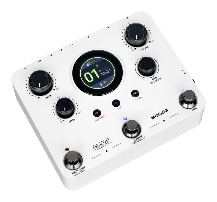 Mooer GL200 Groove Loop, grafica del pannello superiore