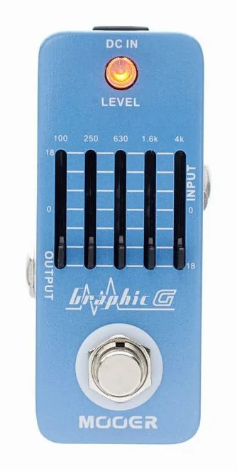 Mooer Graphic G, connettori sul retro dell'unita