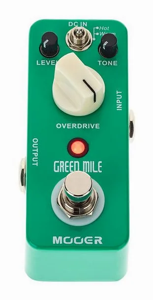 Mooer Green Mile, connettori sul retro dell'unita