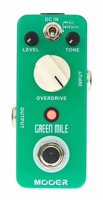 Mooer Green Mile, connettori sul retro dell'unita
