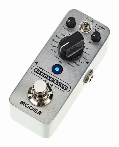 Mooer Groove Loop, grafica del pannello superiore