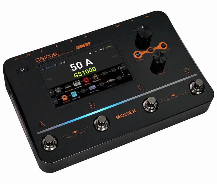 Mooer GS1000 Li Amp Sampling, griglia dell'altoparlante