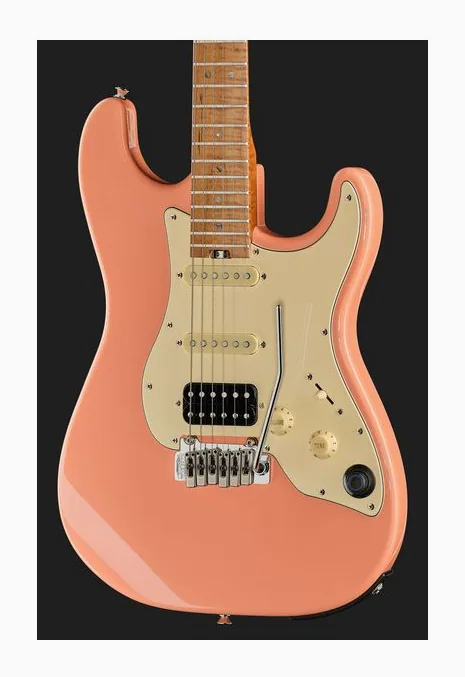 Mooer GTRS Guitar Profess. 801 FP, curve del body viste dall'alto
