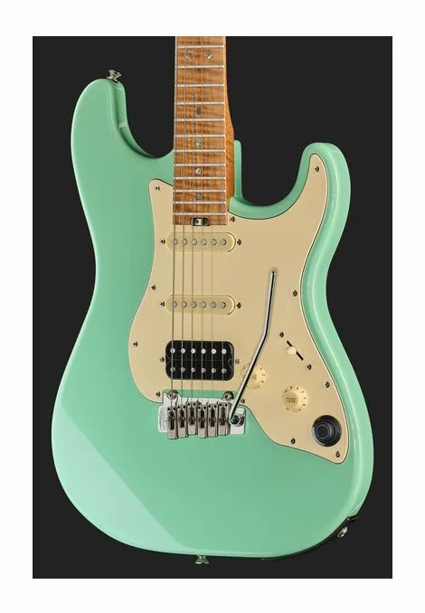 Mooer GTRS Guitar Profess. 801 MG, paletta con meccaniche e logo