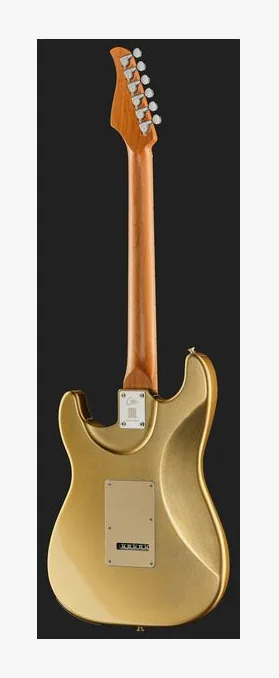 Mooer GTRS Guitar Standard S801 Gold, pickup e manopole dei controlli