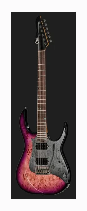 Mooer GTRS Guitars Modern 810 PB, pickup e manopole dei controlli