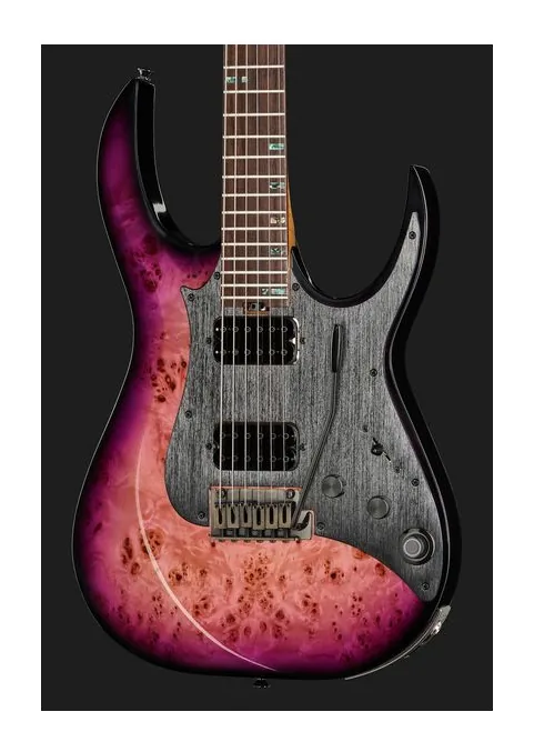 Mooer GTRS Guitars Modern 810 PB, capotasto e prime posizioni della tastiera
