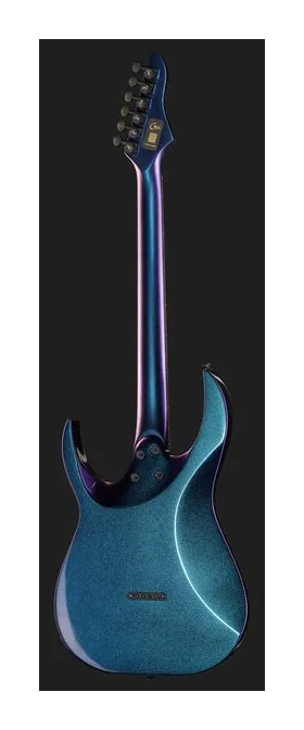 Mooer GTRS Guitars Modern 800 BLC, vista posteriore del corpo