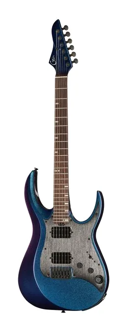 Mooer GTRS Guitars Modern 800 BLC fotografato frontalmente