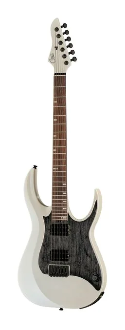 Mooer GTRS Guitars Modern 800 PWH in primo piano frontale