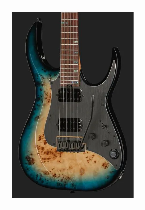 Mooer GTRS Guitars Modern 810 BB, pickup e manopole dei controlli