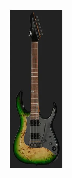Mooer GTRS Guitars Modern 810 GB, capotasto e prime posizioni della tastiera