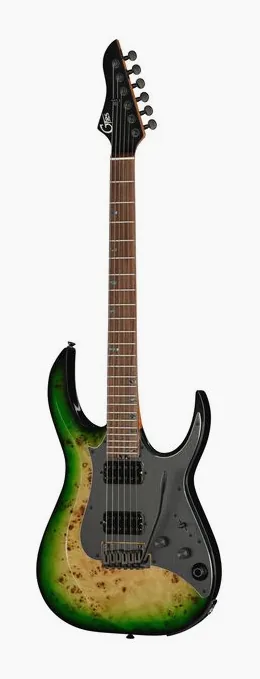 Mooer GTRS Guitars Modern 810 GB in primo piano frontale