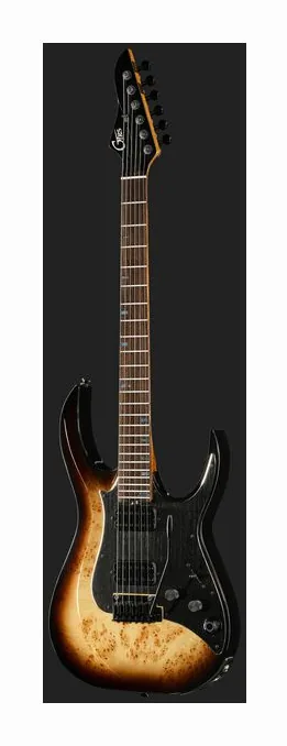 Mooer GTRS Guitars Modern 810 NB, pickup e manopole dei controlli