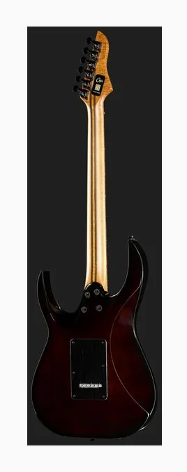 Mooer GTRS Guitars Modern 810 NB, manico e tastiera visti di lato