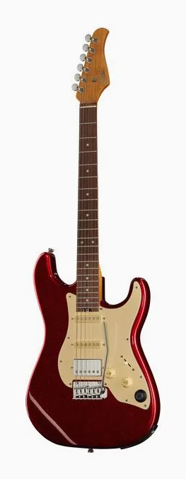 Mooer GTRS Guitars Standard 800 MR inquadrato di fronte su sfondo neutro