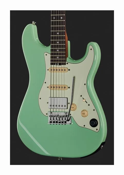 Mooer GTRS Guitars Standard 800 SG, curve del body viste dall'alto