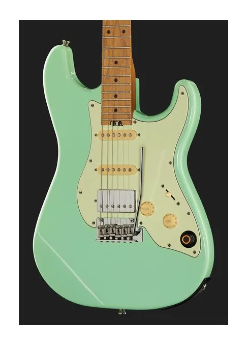 Mooer GTRS Guitars Standard 801 SG, manico e tastiera visti di lato