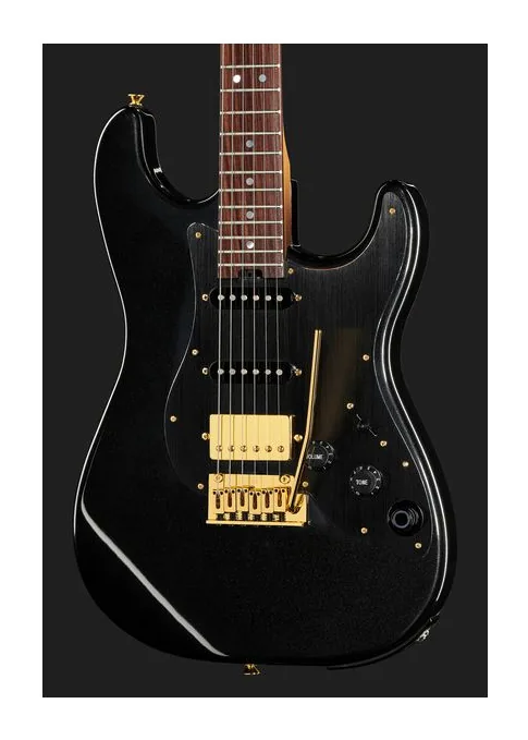 Mooer GTRS Guitars Standard 900 W PB, curve del body viste dall'alto