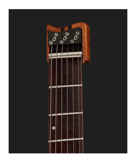 Mooer GTRS Guitars Wing 800 Int PW, manico e tastiera visti di lato