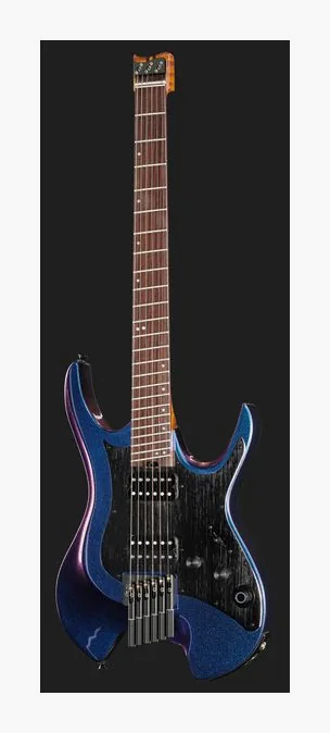 Mooer GTRS Guitars Wing 900 Int APU, curve del body viste dall'alto